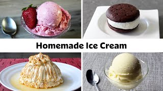 8 Indulgent Homemade Ice Cream Recipes [upl. by Anilos574]