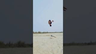 High jump Russian frontflip 😱 shorts acrobatics gymnast stunt surajflyking [upl. by Collier189]