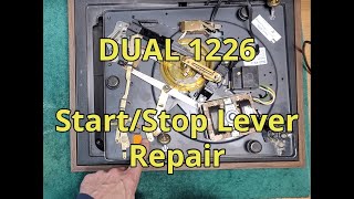 Dual 1226 StartStop Lever Repair [upl. by Egres]