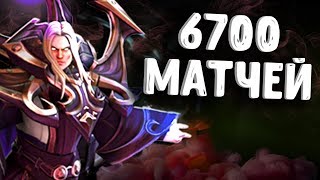 6700 МАТЧЕЙ НА ИНВОКЕРЕ В ДОТА 2  6700 MATCHES INVOKER DOTA 2 [upl. by Oswal]