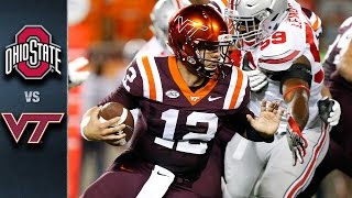 Ohio State vs Virginia Tech  2015 ACC Football Highlights [upl. by Ahsinid]