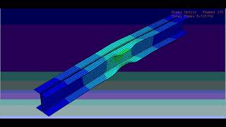 ABAQUS CFS BuiltUP Columns under Cyclic Loading [upl. by Hun]