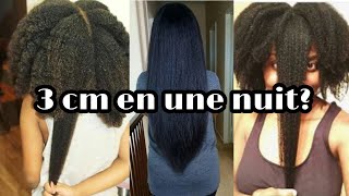 Faire pousser ses cheveux 3 cm en une nuit [upl. by Norted]