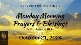 Monday Morning Prayers and Blessings for October 21 2024 [upl. by Radferd]