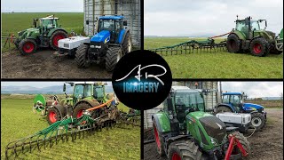 Digestate Spreading  Fendt 516  TM190  Cab Chat [upl. by Rolanda]