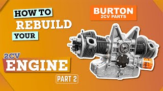 Rebuild a 2CV Engine  Part 2 Assembly  BURTON 2CV PARTS [upl. by Aleacin718]