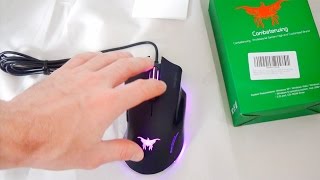 The VersionTech CW10 Combaterwing Wired Gaming Mouse  Unboxing and First Impressions [upl. by Atihcnoc641]