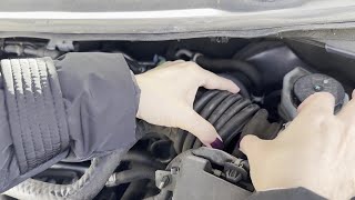 How I Replace Air Intake Hose 20072012 Nissan Altima I DIY [upl. by Karena]