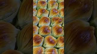 MusselShaped Turkish Baklava Recipes Ramadan Holiday Preparations Short [upl. by Crandall552]