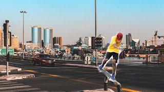 Skateboarding at DUBAIS famous spot [upl. by Rand891]