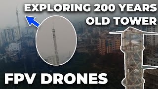 200 Years OLD Mobile Tower Exploring with my FPV Drone [upl. by Pillyhp830]