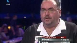 Tony OShea vs Co Stompe Part 1  2007 International Dart League  Round 1 [upl. by Trbor]