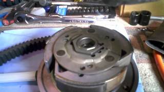 Yamaha Majesty the belt and clutch trick 1 [upl. by Ahsam]