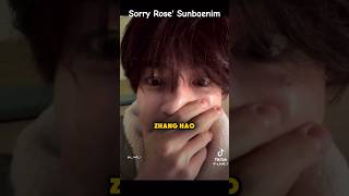 Zhang Hao made The Biggest Mistake of His Life zhanghao rosé zerobaseone blackpink rose [upl. by Zamora]