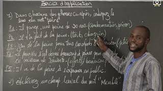 Exercice  4e  Français  Vocabulaire  Le champ lexical et le champ sémantique 11 [upl. by Aiht]