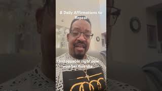 8 Daily Affirmations to repeat dailywordofgod affirmations déclarations trust god godspower [upl. by Kenison868]