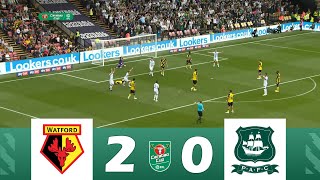 Watford vs Plymouth Argyle 20  EFL Carabao Cup 202425  Match Highlights [upl. by Anidal]