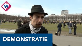 Coronaprotest Te veel mensen op Malieveld noem het burgerlijke ongehoorzaamheid  OMROEP WEST [upl. by Nahsyar]