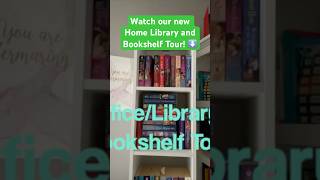 Watch our new Home Library amp Bookshelf Tour video 📚 bookshelftour homelibrary short [upl. by Nehr254]