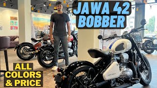 2022 Jawa 42 Bobber all colors amp price  Starts at 207 Lakhs [upl. by Amersham494]