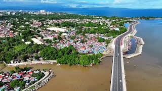 Fly Thru  Davao Coastal Road in Davao City [upl. by Hadias132]