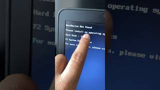 Boot Device Not Found Hard Disk 3F0 Error laptoprepair [upl. by Fabiolas]