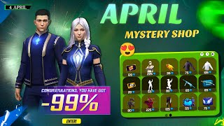 TODAY MYSTERY SHOP FREEFIRE  4 APRIL MYSTERY SHOP EVENT IN FREE FIRE  FREEFIRE NEW EVENT [upl. by Ellette]