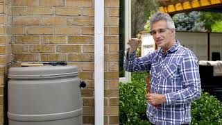 Best Downspout Diverter Installation Instructions  RainBarrelca [upl. by Siblee]