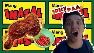 Mang Inasal Unli Rice Challenge  Super Spicy [upl. by Arema]