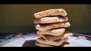 How to make Donkey JawBone  Jamaican Coconut biscuit [upl. by Marget]