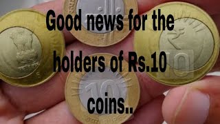 Good news 🗞️ Rs10 coins RBI takes action on Rs10 coins [upl. by Ahcarb]