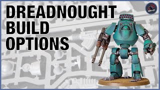 HORUS HERESY CONTEMPTOR DREADNOUGHT BUILD OPTIONS  Weapons amp Datasheet  Warhammer Age Of Darkness [upl. by Yhtac]