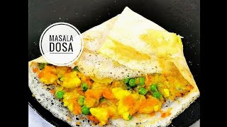 Masala Dosa Recipe in tamil  How to make Crispy Masala Dosa in Tamil  Breakfast recipes in Tamil [upl. by Manya177]