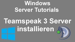 Windows Server 2019  Teamspeak 3 Server installieren [upl. by Chobot]