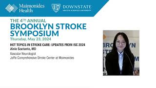 4th Annual Brooklyn Stroke Symposium  Ainie Soetanto [upl. by Eniloj]