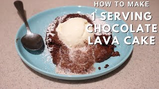 1 serving chocolate lava cake [upl. by Hartwell725]