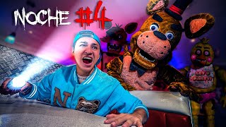 ¡¡JUGAMOS FIVE NIGHTS AT FREDDY´S EN VIDA REAL  Noche 4 [upl. by Bohrer]