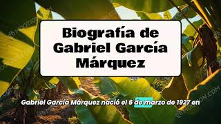 ✅ Biografía de Gabriel García Márquez  ¿El más TALENTOSO escritor latinoamericano [upl. by Cibis]