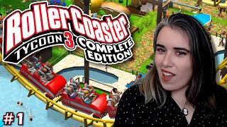 Lets Play Rollercoaster Tycoon 3  Episode 1 [upl. by Rhodia]