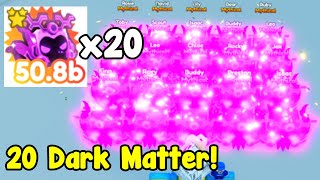 Got Full Team Of Dark Matter Dominus Alienus Mythical  Pet Simulator X Roblox [upl. by Ehsiom]