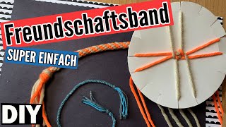 FREUNDSCHAFTSBAND super einfach  KUMIHIMO [upl. by Varrian198]