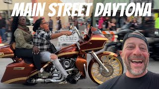 Crazy Main Street Daytona Bike Week  Uncut [upl. by Irtimed]