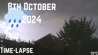 8 October 2024 TimeLapse  Northamptonshire UK [upl. by Airec]