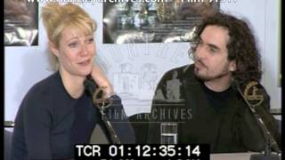 Alfonso Cauron and Gwyneth Paltrow answer questions 1990s  Film 91317 [upl. by Lynett]