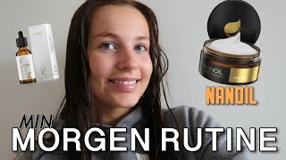 MIN MORGENDUSJ RUTINE  NANOIL💧 GIVEAWAY [upl. by Lesirg]