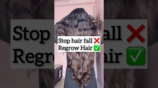 Stop hair fall ❌  regrow hair ✅ besthairgrowthoil haircare haircaretips hairfallsolution [upl. by Ainola430]