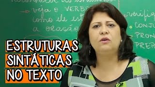 Estruturas Sintáticas no Texto  Extensivo Português  Descomplica [upl. by Irrem]