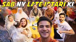 Sab Ny Pehli Bar Rajab Ky Sath 10 Minute Late Rozza iftar Kiya  Rangy Hatho Pakar Liya [upl. by Carlock111]