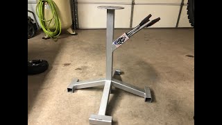 DIY dirtbiketv1 dirt bike tire changing stand A tool every dirt biker needs [upl. by Poirer825]