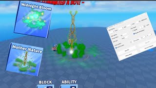 Mother Nature  Midbight Bloom Showcase autoclicker 1V1Blade Ball [upl. by Yraillih]